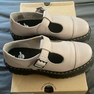 Dr Martens Bethan T-bar platform shoes - size 9